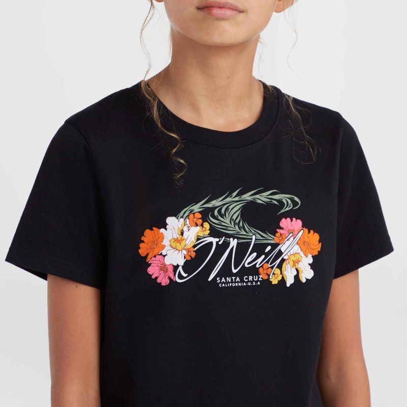 O'Neill Sefa Graphic T-Shirt Jr fekete gyerek póló