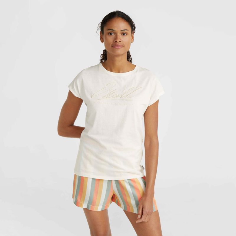 O'Neill Signature Essentials T-Shirt W fehér női póló