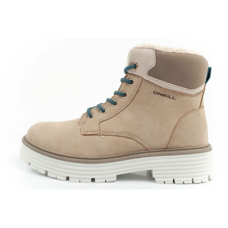 O'Neill winter boots women's hiking boots ankle boots insulated fashionable beige white bézs cipő női