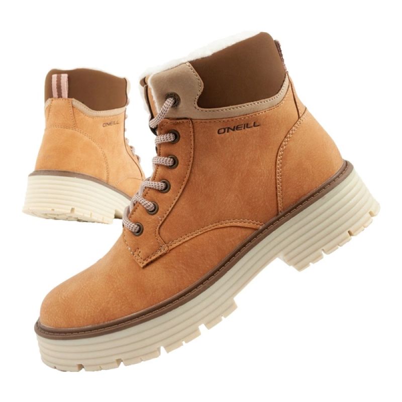 O'Neill winter boots women's hiking boots ankle boots insulated fashionable brown barna cipő női