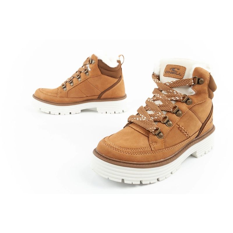 O'Neill winter boots women's hiking boots ankle boots insulated fashionable brown barna cipő női