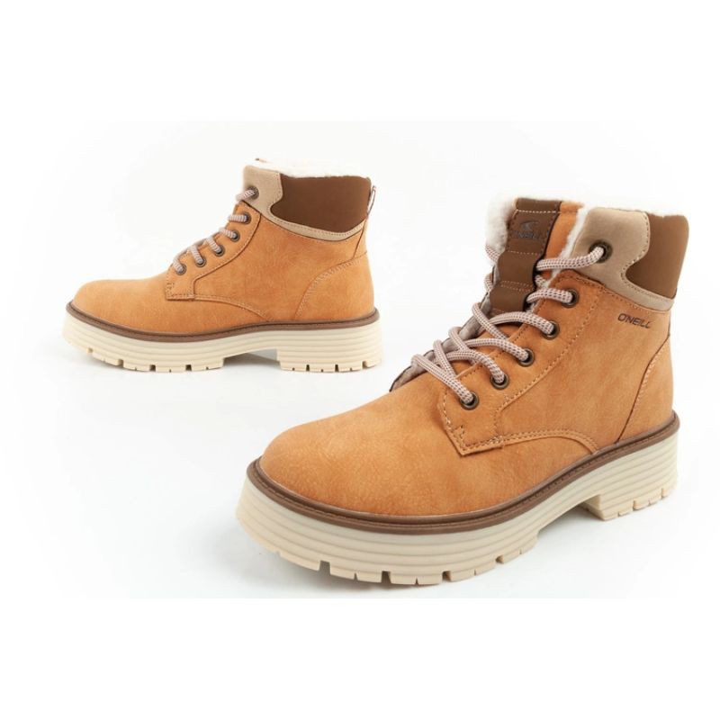 O'Neill winter boots women's hiking boots ankle boots insulated fashionable brown barna cipő női