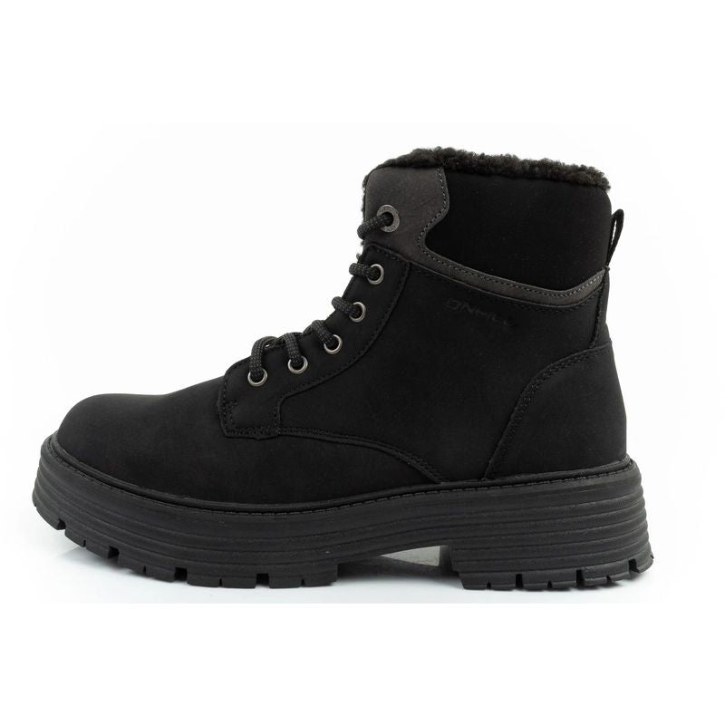 O'Neill winter boots women's hiking boots, insulated ankle boots, fashionable black fekete cipő női