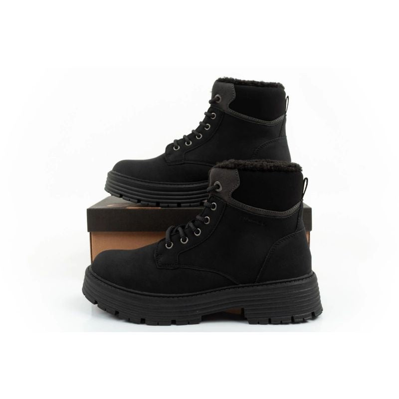 O'Neill winter boots women's hiking boots, insulated ankle boots, fashionable black fekete cipő női
