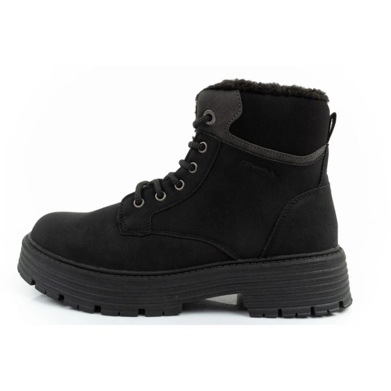 O'Neill winter boots women's hiking boots, insulated ankle boots, fashionable black fekete cipő női