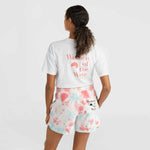O'Neill Wow Sweat Shorts W piros női rövidnadrág