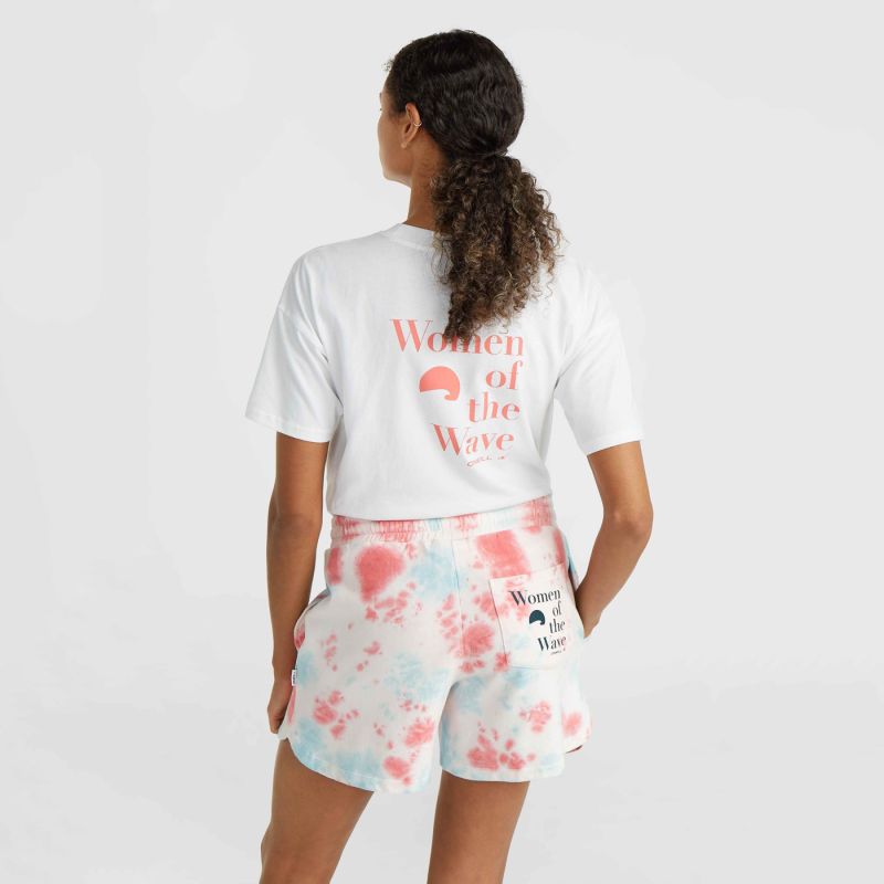 O'Neill Wow Sweat Shorts W piros női rövidnadrág