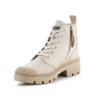 Palladium Pallabase Leather Boots Whitecap szürke cipő 96905-197-M