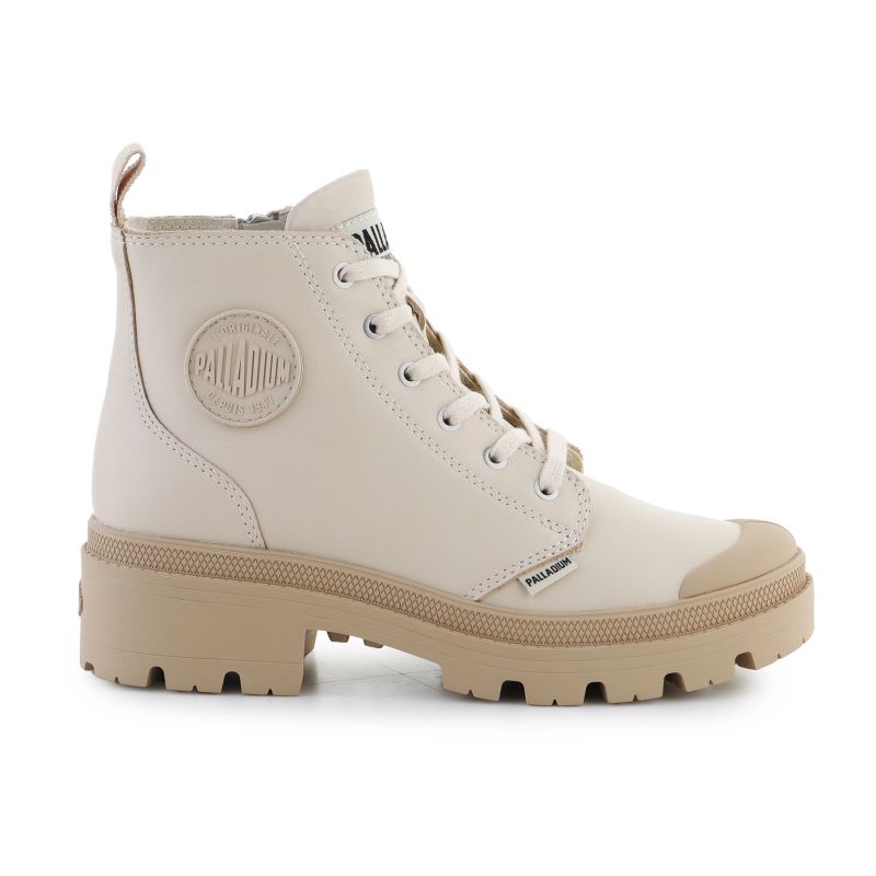 Palladium Pallabase Leather Boots Whitecap szürke cipő 96905-197-M