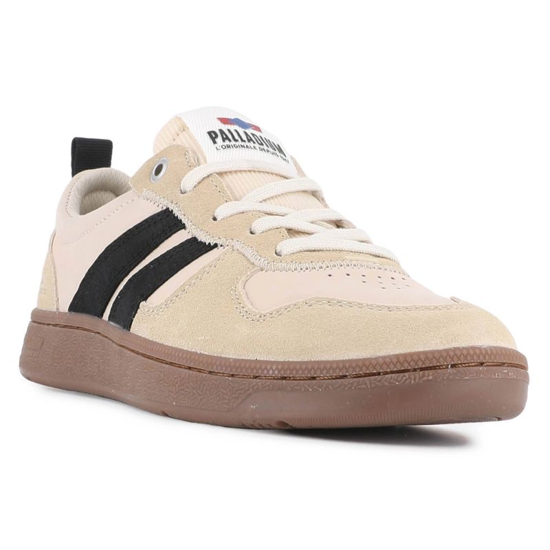 Palladium Pallacup Flame OG 74484-102-M Almond Milk/Black unisex 74484-102