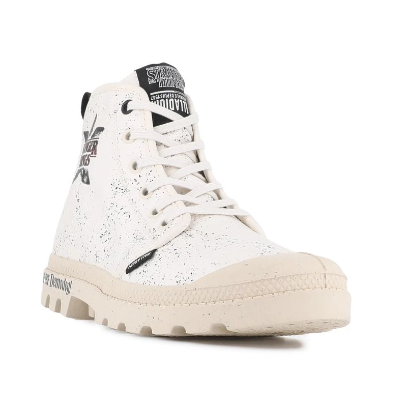 Palladium Pampa Demodog 74497-180-M Cream White 74496-001-M