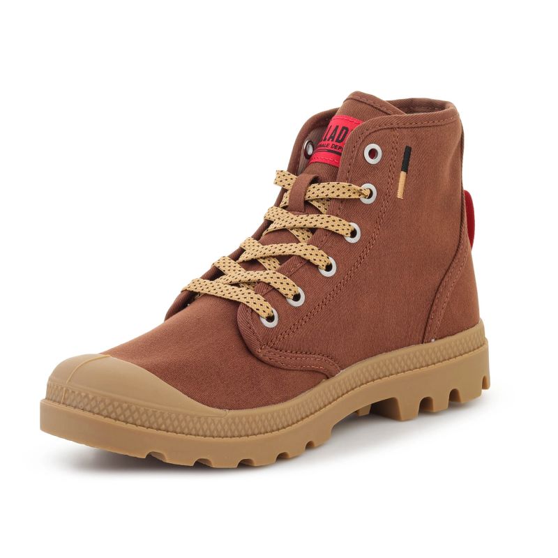 Palladium Pampa Hi Htg Gum Brown Clay barna bakancs 74988-212