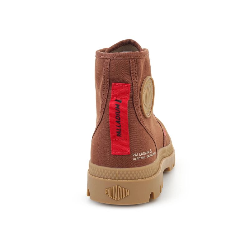 Palladium Pampa Hi Htg Gum Brown Clay barna bakancs 74988-212