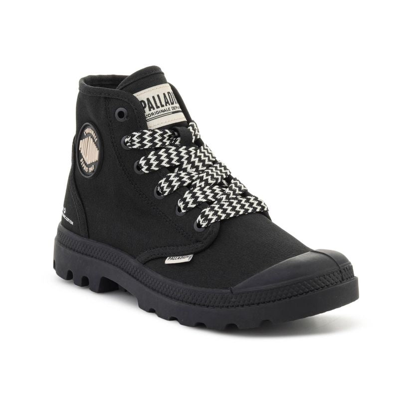 Palladium Pampa Hi Htg Lace utcai cipő, fekete