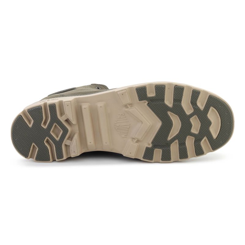 Palladium Pampa Lite+ Zip Wp+ Night utcai cipő, oliva