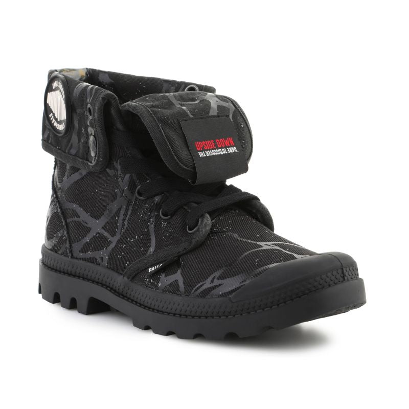 Palladium Stranger Things Baggy Hopper Tunnels Women's Black fekete női utcai cipő 94625-008-M
