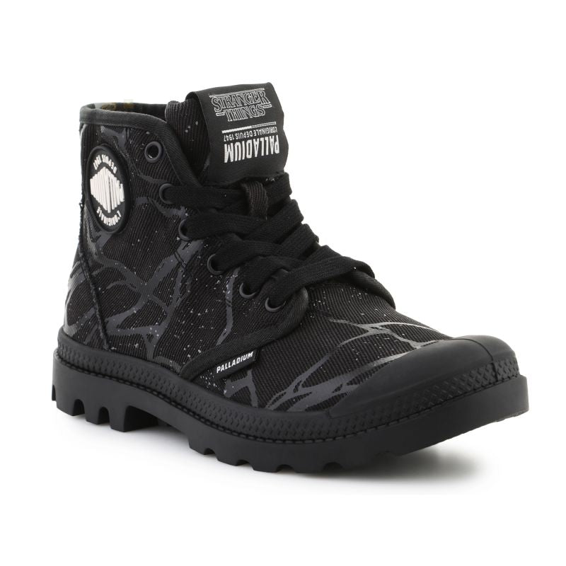 Palladium Stranger Things Pampa Hi Tunnels Black 94626-008-M