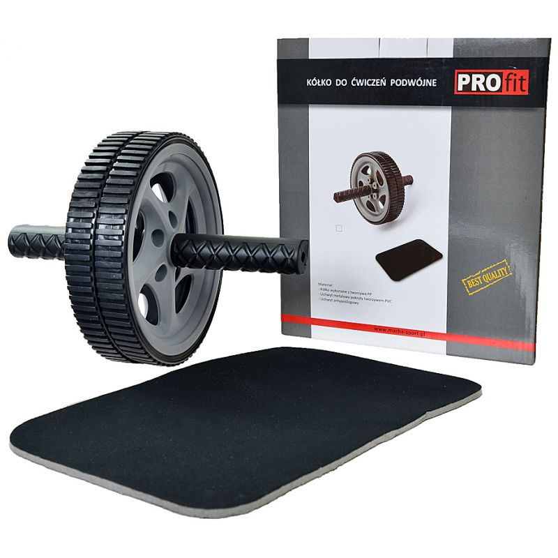 PROfit Double Wheel with Mat Edzőfelszerelés DK3218N