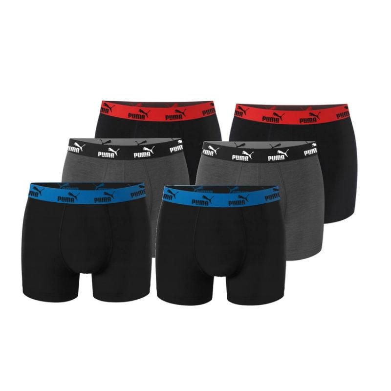 Puma Boxershorts 6-pack férfi alsónemű