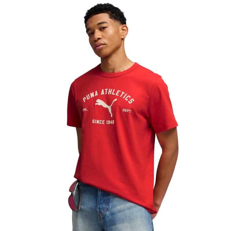 Puma Class Graphic Tee men's t-shirt 692226 piros férfi póló