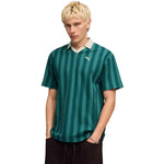 Puma Class Relaxed Pinnacle póló Men's T-Shirt Green 692069 zöld férfi galléros póló 69206941