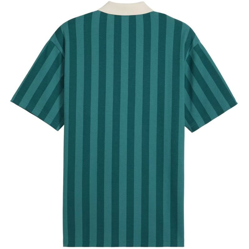 Puma Class Relaxed Pinnacle póló Men's T-Shirt Green 692069 zöld férfi galléros póló 69206941
