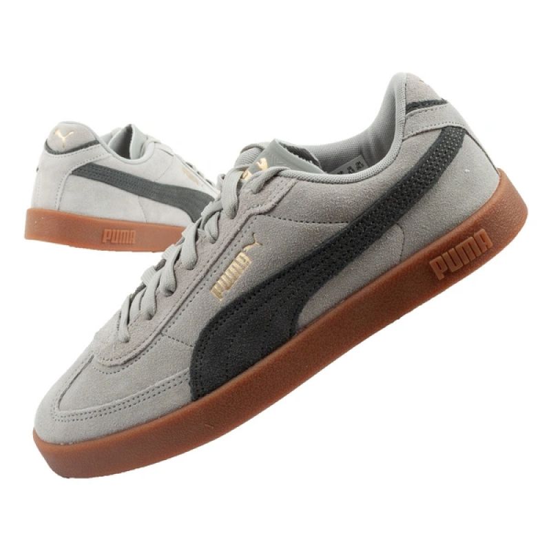 Puma Club II Era men's sports shoes, leather sneakers, szürke férfi utcai cipő 40071715