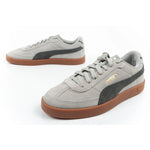 Puma Club II Era men's sports shoes, leather sneakers, szürke férfi utcai cipő 40071715