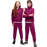 Puma ESS Elevated Hoodie FL fuchsia 694701 gyerek kapucnis pulóver