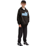 Puma Ess Logo Lab Relaxed Hoodie for, black, 694674 gyerek kapucnis pulóver, fekete