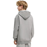 Puma ESS Logo Lab Relaxed Hoodie Kids' Sweatshirt, 694674 gyerek kapucnis pulóver, szürke