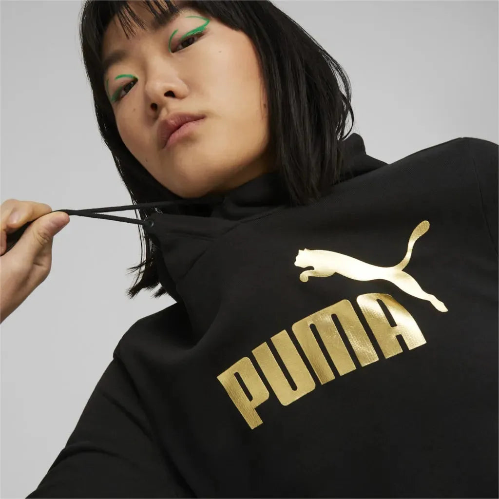 Puma ESS+ Metallic Logo Hoodie Pulóver - Sportmania.hu