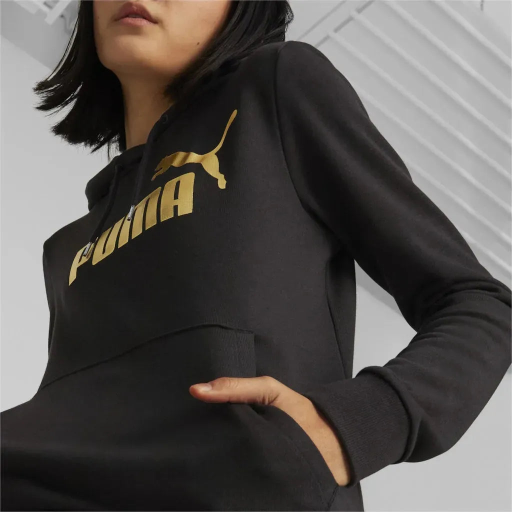 Puma ESS+ Metallic Logo Hoodie Pulóver - Sportmania.hu