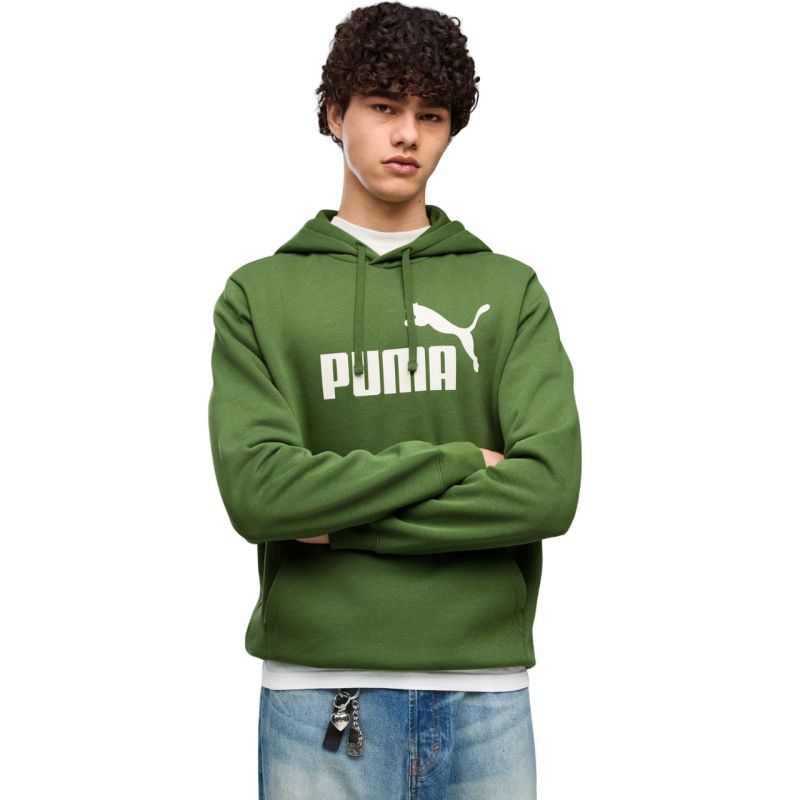 Puma ESS No. 1 Logo Hoodie FL 682571 férfi kapucnis pulóver, zöld
