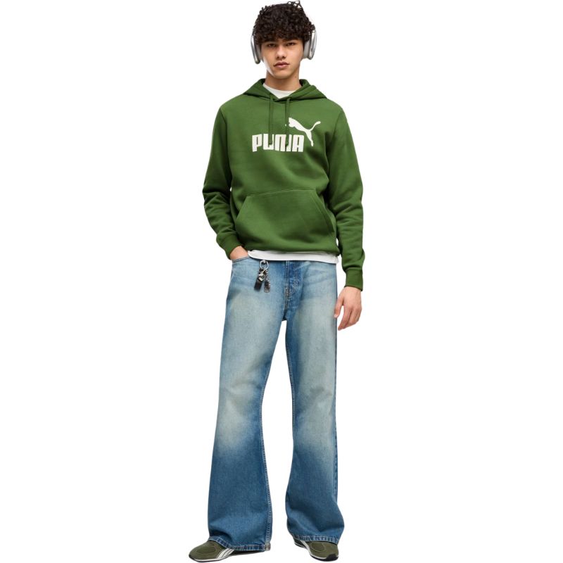 Puma ESS No. 1 Logo Hoodie FL 682571 férfi kapucnis pulóver, zöld