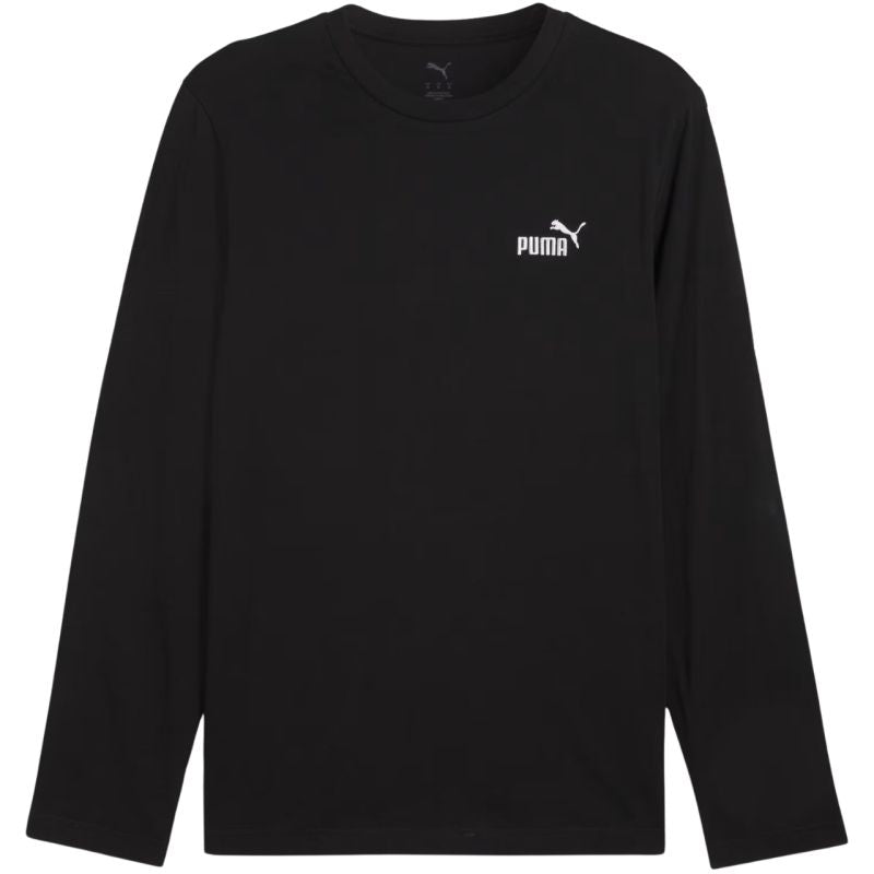 Puma ESS No. 1 Logo Longsleeve Tee Black 682546 fekete férfi hosszú ujjú póló 68254601