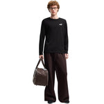 Puma ESS No. 1 Logo Longsleeve Tee Black 682546 fekete férfi hosszú ujjú póló 68254601