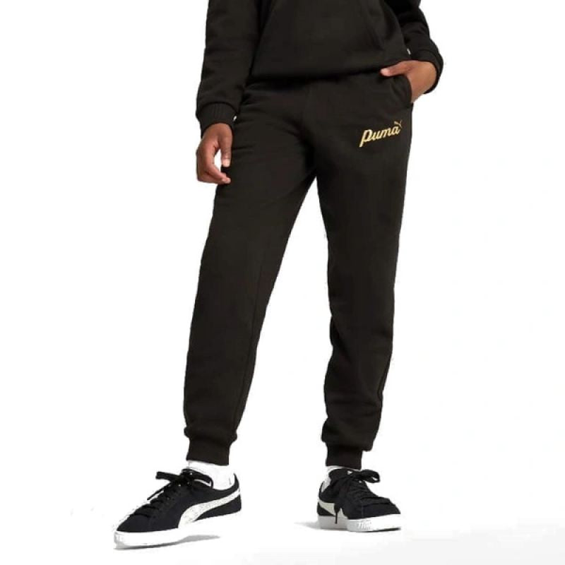 Puma ESS+ Script Children's Sports Tracksuit Bottoms for Girls gyerek