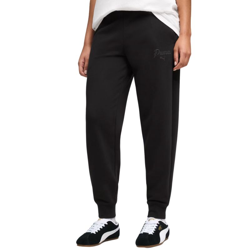Puma ESS Script Comfort Women's Black 691763 fekete női nadrág