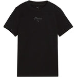 Puma Ess Script Tee Kids’ T-Shirt Black 692542 fekete gyerek póló 69254201