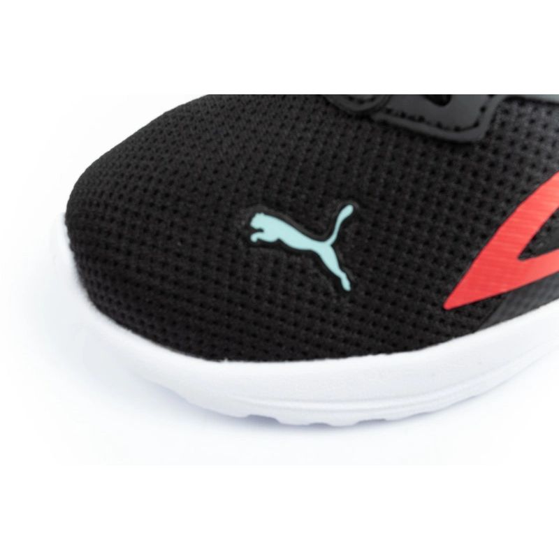 Puma Kids' All-Day Sports Sneakers with Hook-and-Loop Fastener, and Comfortable gyerek utcai cipő, fekete