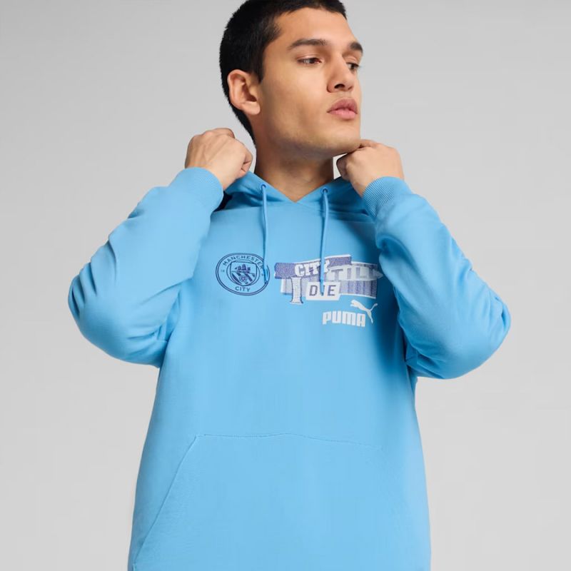 Puma Manchester City FtblNRGY férfi Kapucnis pulóver 779120-39