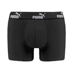 Puma men's boxer briefs 3-Pack black comfortable cotton szürke férfi alsónemű