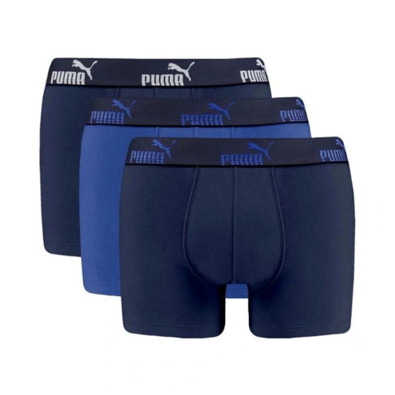 Puma Men's Boxershorts 3PAK Boxer Briefs Blue Navy kék kiegészítő 701210954001