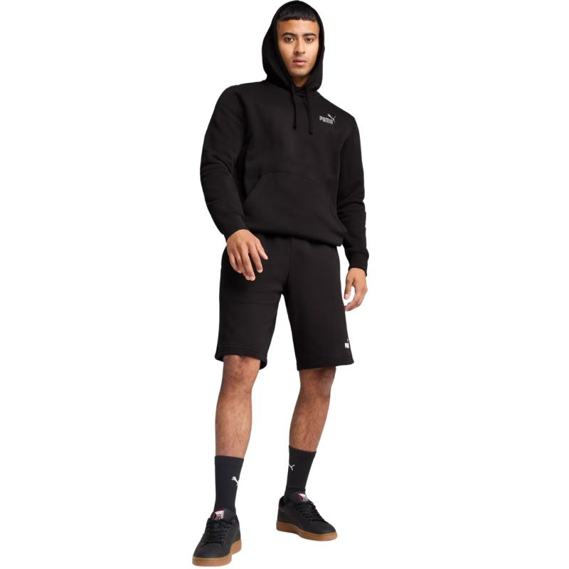 Puma Men’s ESS 2 Color Small No.1 Logo Hoodie 684718 férfi kapucnis pulóver, fekete