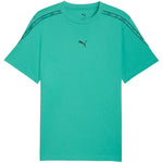 Men's Puma Tape Tee green 691693 zöld férfi póló