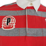Puma póló Men's T-Shirt Red and szürke férfi galléros póló 55824109