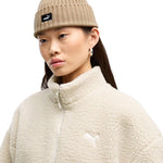 Puma Re:Fibre Sherpa Women’s Cream 694567 női dzseki, bézs
