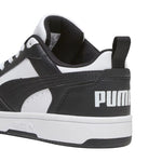 Puma Rebound V6 Lo Mid kids' white and black gyerek Cipő 39383301