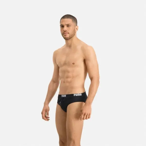PUMA SWIM MEN LOGO SWIM BRIEF 1P black úszónadrág - Sportmania.hu